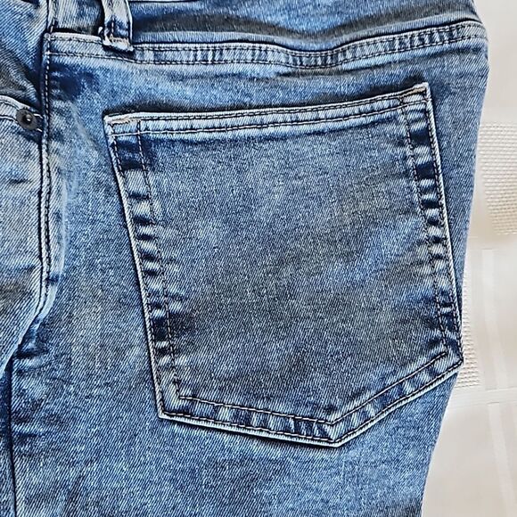 Gap Men's Slim Taper Denim Jeans Light Blue Washed 29×30 - Picture 12 of 16